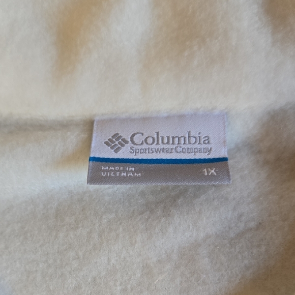 Columbia Women's Cream Fleece Jacket NWT - Picture 3 of 7